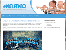 Tablet Screenshot of melano.de